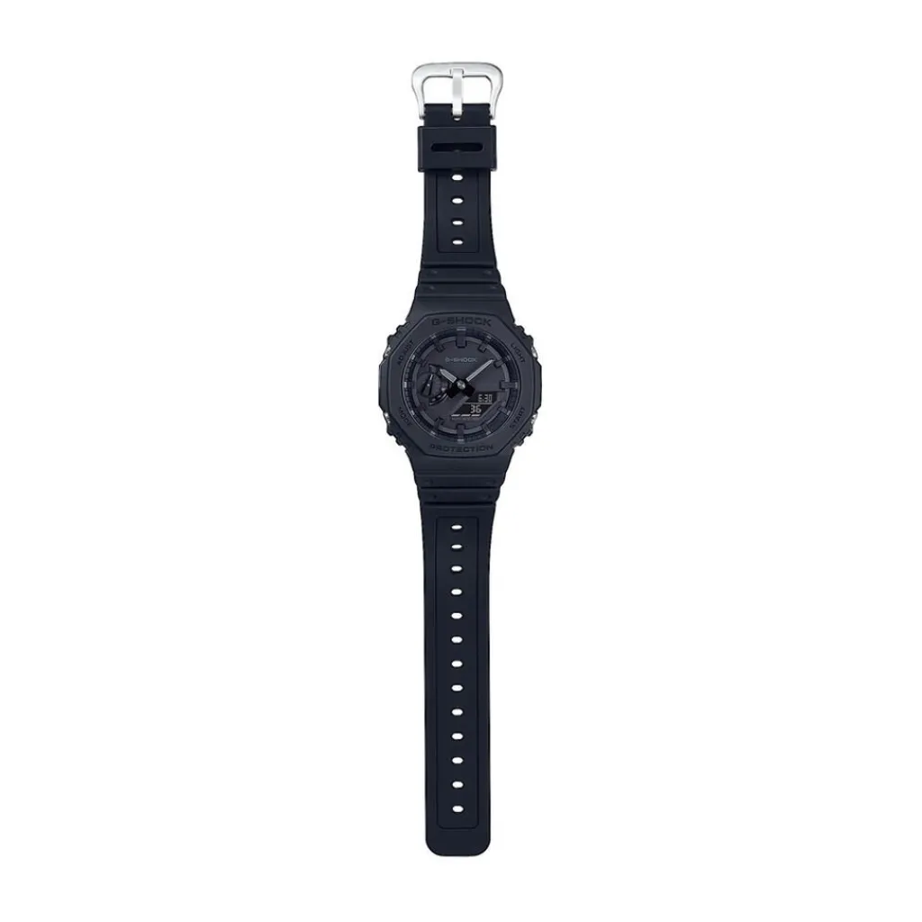 CASIO G-SHOCK Montre Classic Noir cadran noir fond noir bracelet résine noire Discount