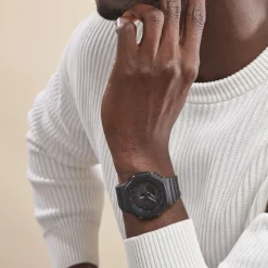 CASIO G-SHOCK Montre Classic Noir cadran noir fond noir bracelet résine noire Discount