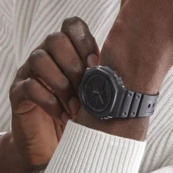 CASIO G-SHOCK Montre Classic Noir cadran noir fond noir bracelet résine noire Discount