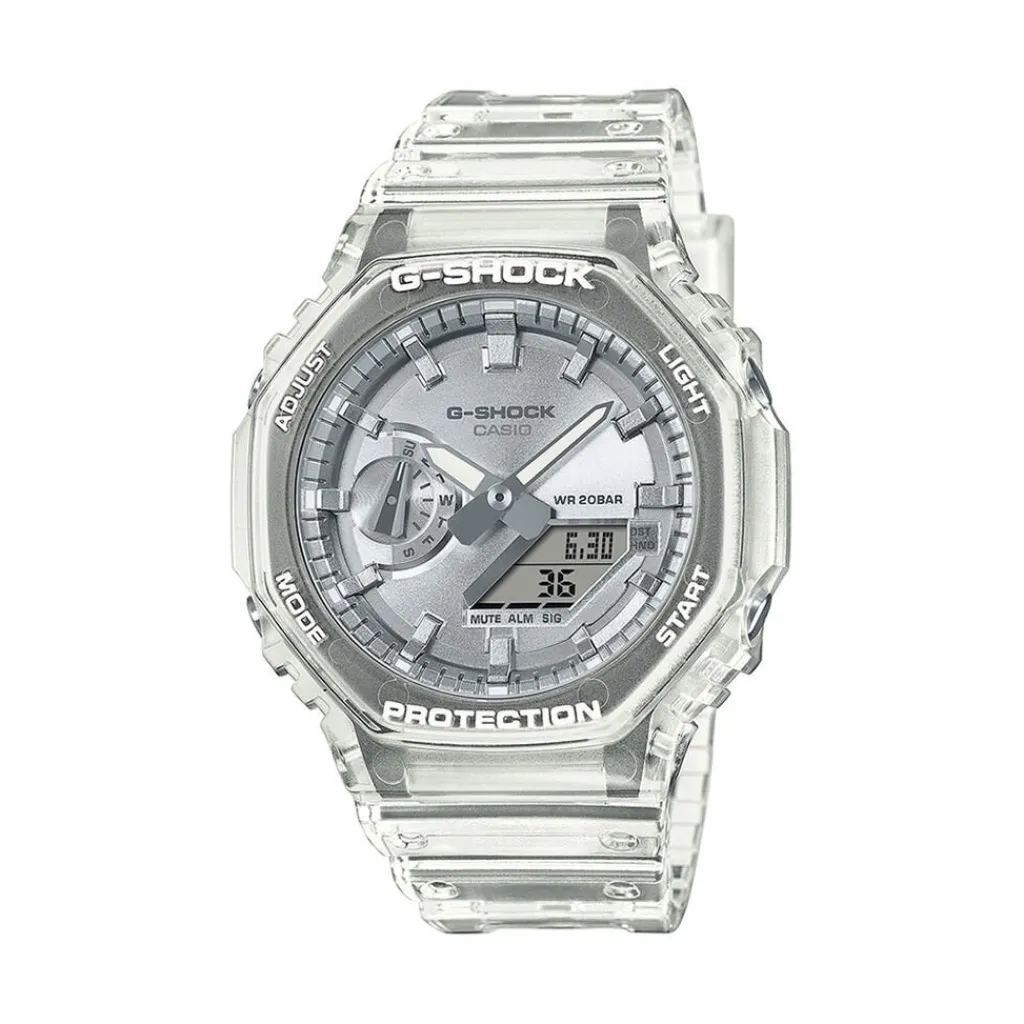 CASIO G-SHOCK Montre Ga2100 Argenté