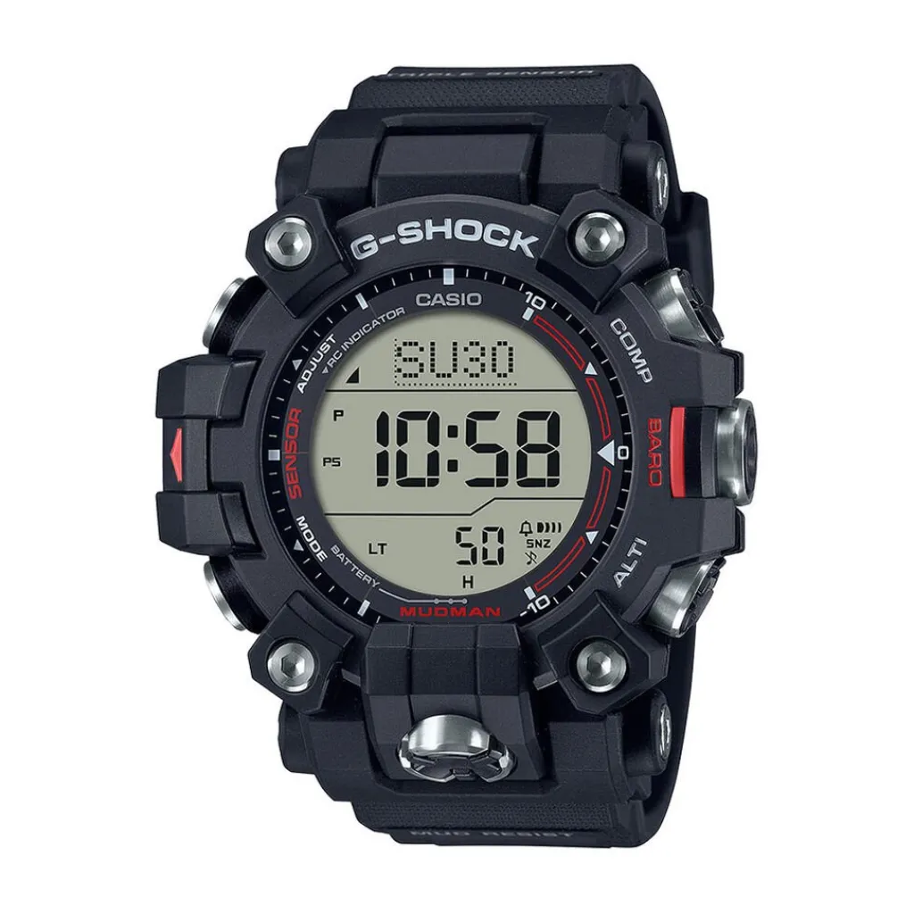 CASIO G-SHOCK Montre Gris cadran noir bracelet résine noir Best