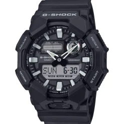 CASIO G-SHOCK Montre Noir cadran noir fond noir bracelet résine noir New