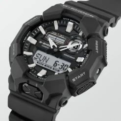 CASIO G-SHOCK Montre Noir cadran noir fond noir bracelet résine noir New