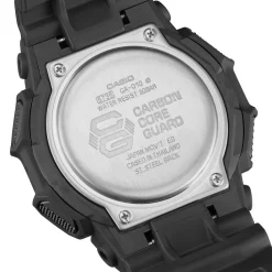 CASIO G-SHOCK Montre Noir cadran noir fond noir bracelet résine noir New