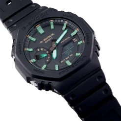 CASIO G-SHOCK Montre Noir cadran noir fond noir bracelet résine noir