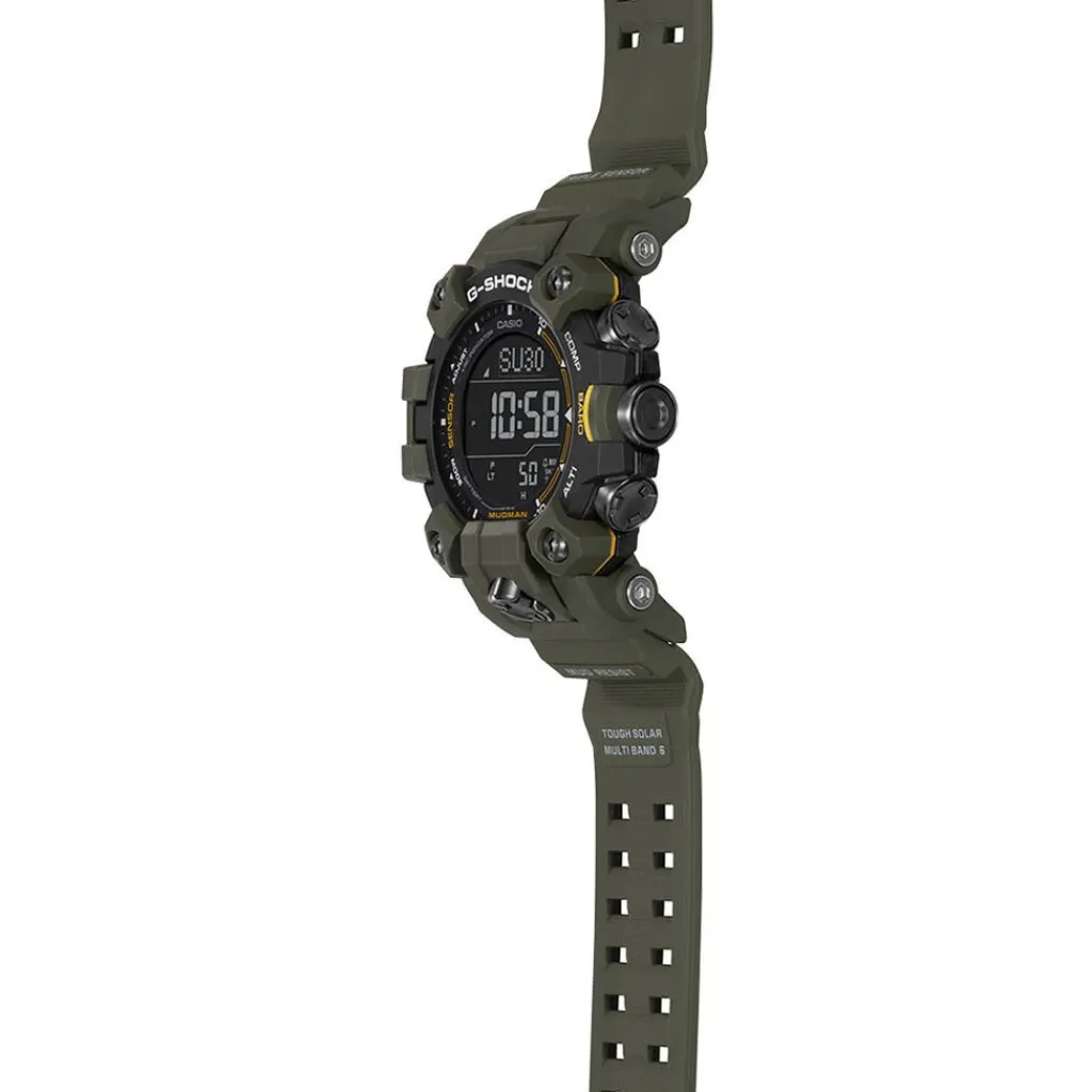 CASIO G-SHOCK Montre Noir cadran vert bracelet résine vert Best
