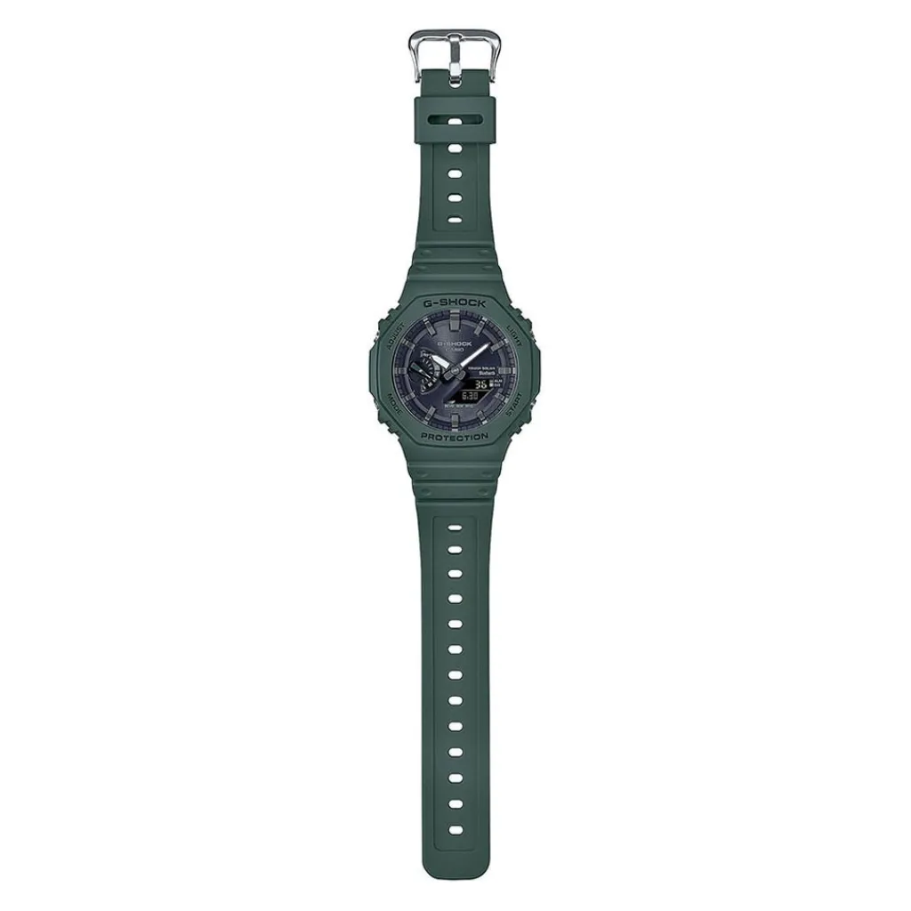 CASIO G-SHOCK Montre Noir cadran vert fond noir bracelet résine vert Hot
