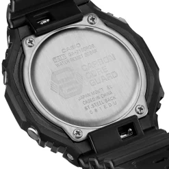 CASIO G-SHOCK Montre Noir cadran noir fond noir bracelet résine noir
