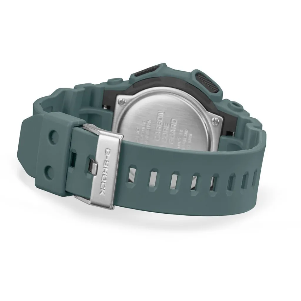 CASIO G-SHOCK Montre Noir cadran bleu fond noir bracelet résine bleu New