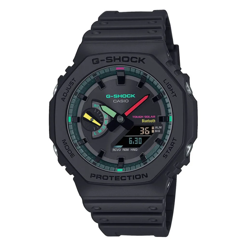 CASIO G-SHOCK Montre Noir cadran noir fond noir bracelet résine noir Discount