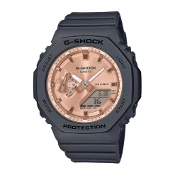 CASIO G-SHOCK Montre Rose cadran noir fond rose bracelet résine noir Discount