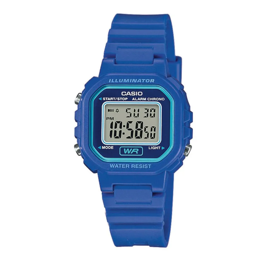 CASIO COLLECTION Montre Casio Kid Multicolore cadran bleu bracelet caoutchouc bleu Discount