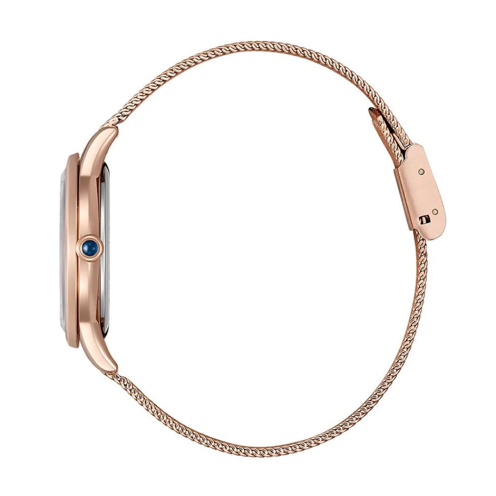 CITIZEN Montre L Blanc cadran rose fond blanc bracelet acier rose Clearance