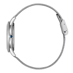 CITIZEN Montre L Nacre Blanche cadran argenté fond nacre blanche bracelet acier argenté New