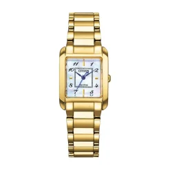 CITIZEN Montre Ladies Square Nacre Blanche Hot