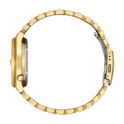 CITIZEN Montre Tsuyosa Nj0151 Rouge cadran doré fond rouge bracelet acier doré Clearance