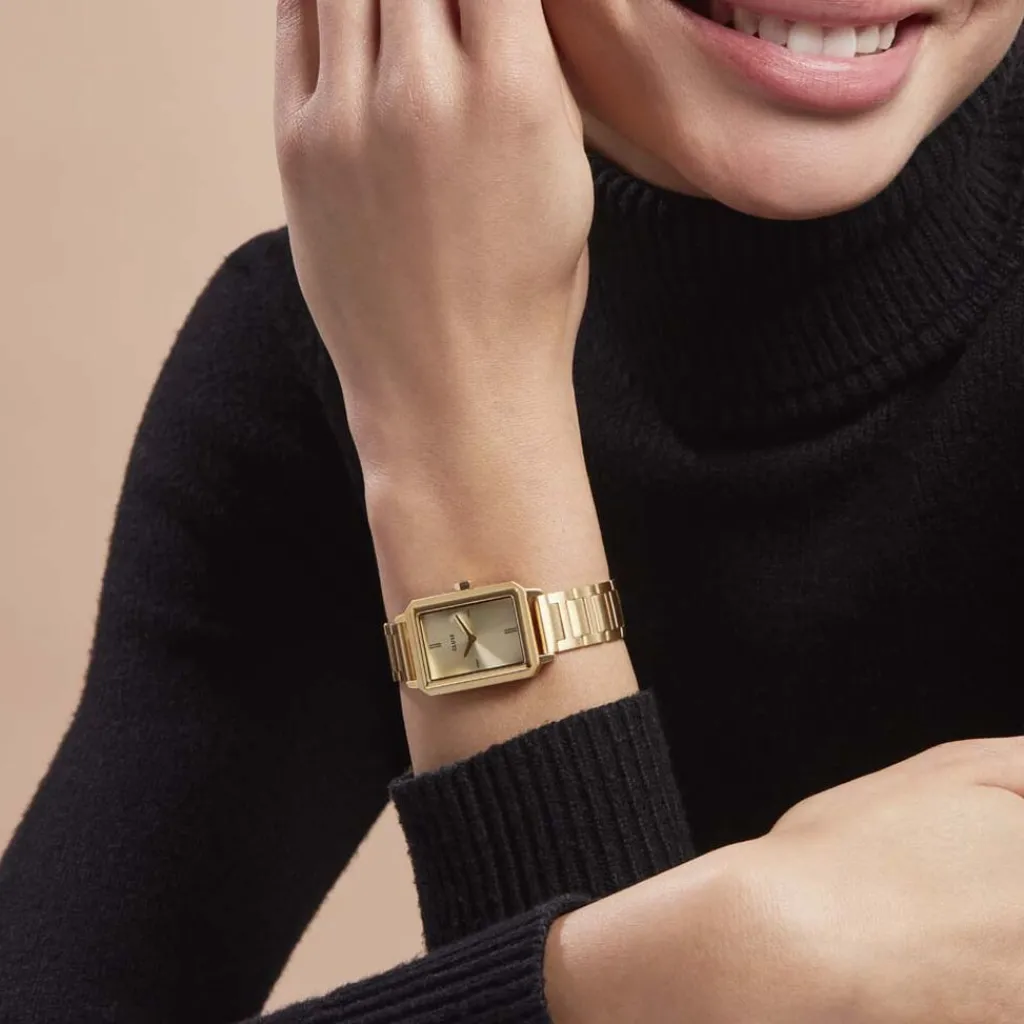 CLUSE Montre Fluette Doré cadran doré fond doré bracelet acier doré Online