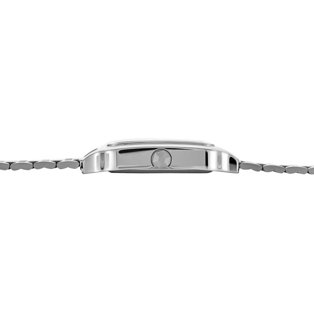 CLUSE Montre Gracieuse Bleu cadran argenté fond bleu bracelet acier argenté Discount