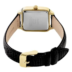 CLUSE Montre Gracieuse Champagne cadran doré fond champagne bracelet cuir de vache noir Hot