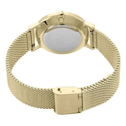 CLUSE Montre Minuit 1 Champagne cadran doré fond champagne bracelet acier doré Outlet