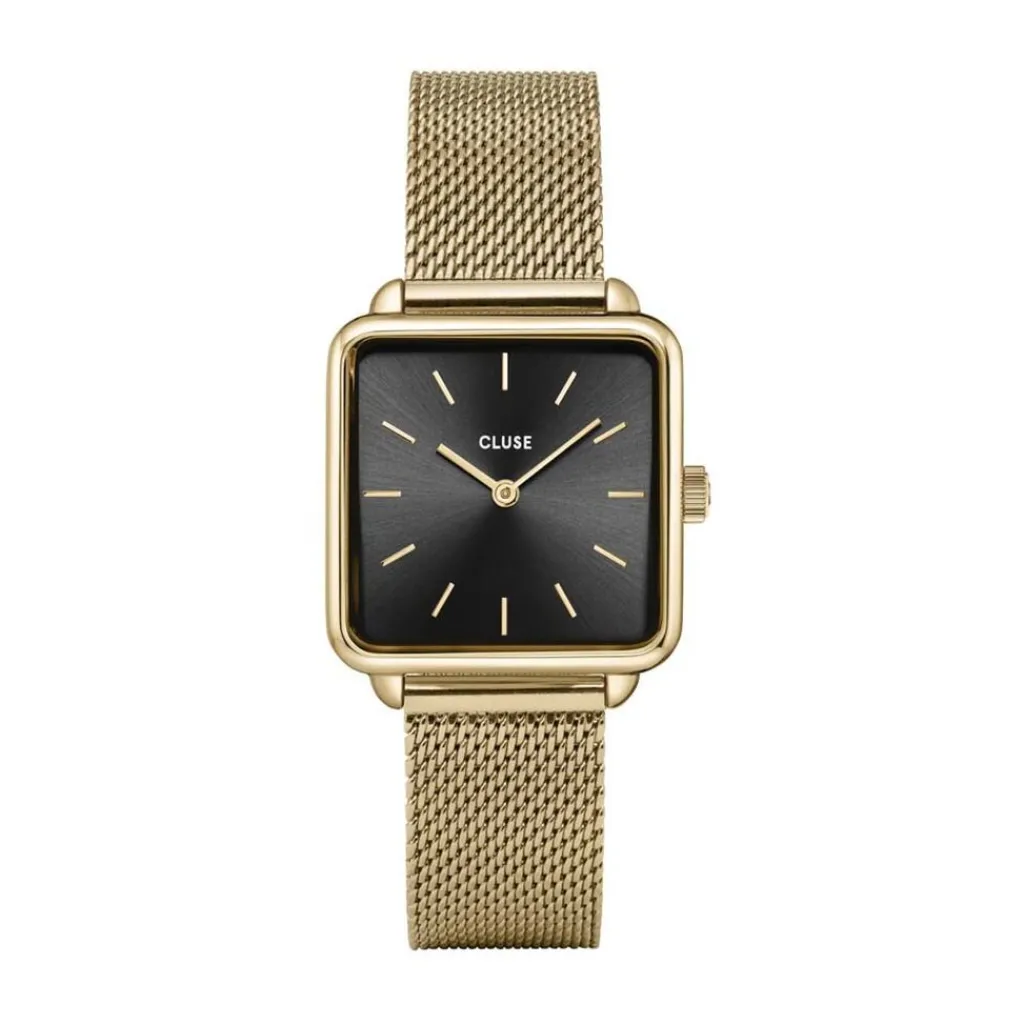 CLUSE Montre Tetragone Noir Sale