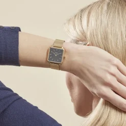 CLUSE Montre Tetragone Noir Sale