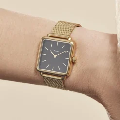 CLUSE Montre Tetragone Noir Sale