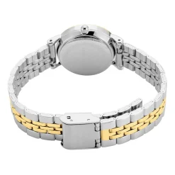 CODHOR Montre Alix Blanc cadran bicolore doré / blanc fond blanc bracelet acier bicolore Clearance