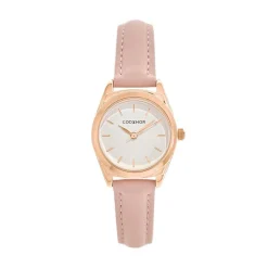 CODHOR Montre Anais Argenté cadran rose fond argenté bracelet alliage rose New