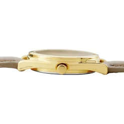 CODHOR Montre Anais Argenté cadran doré fond argenté bracelet synthétique kaki Clearance