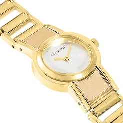 CODHOR Montre Andree Argenté cadran doré fond argenté bracelet alliage doré Clearance