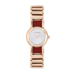 CODHOR Montre Andree Argenté cadran rose fond argenté bracelet alliage rose Online