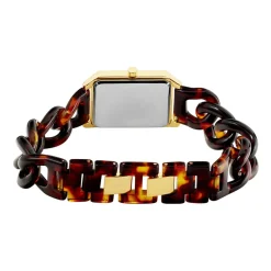 CODHOR Montre Arianne Marron cadran doré fond marron bracelet acetate marron Hot