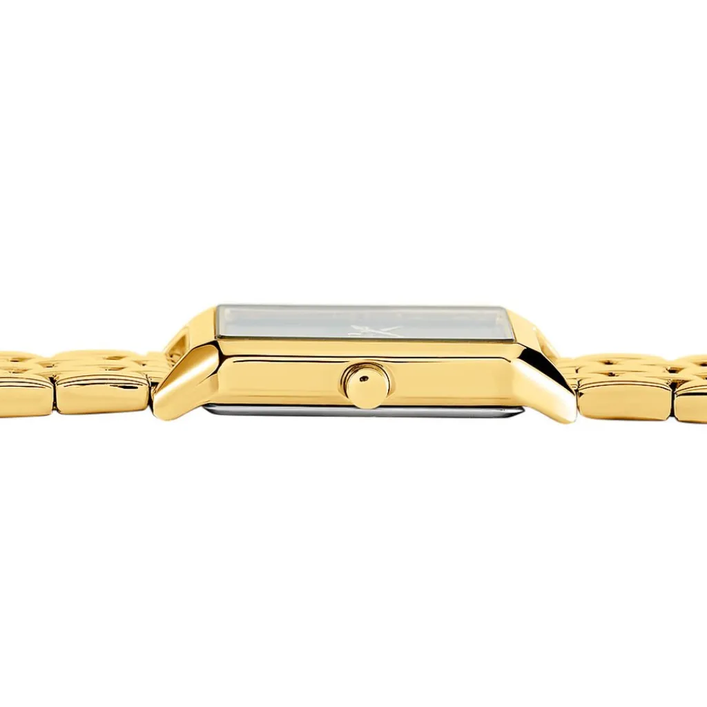 CODHOR Montre Arianne Vert cadran doré fond vert bracelet acier doré Outlet