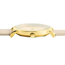 CODHOR Montre Camille 3 Doré cadran doré fond doré bracelet synthétique crème Best