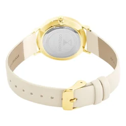 CODHOR Montre Camille 3 Doré cadran doré fond doré bracelet synthétique crème Best