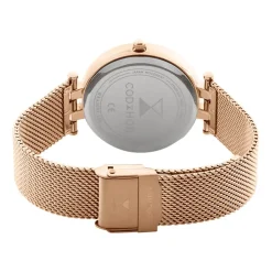 CODHOR Montre Celinia Doré Rose cadran doré rose fond doré rose bracelet acier doré rose Best