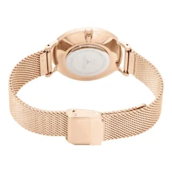 CODHOR Montre Cindy Noir cadran doré rose fond noir bracelet acier doré Outlet