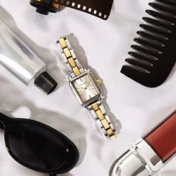 CODHOR Montre Eleonia 2 Argenté cadran argenté fond argenté bracelet alliage bicolore