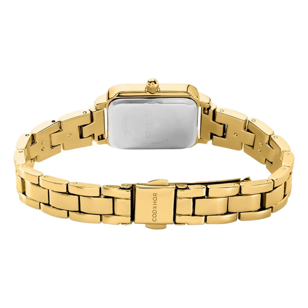 CODHOR Montre Eleonia 2 Doré cadran doré fond doré bracelet alliage doré Outlet