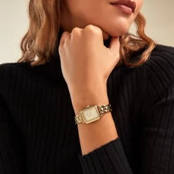 CODHOR Montre Eleonia 2 Doré cadran doré fond doré bracelet alliage doré Outlet