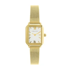 CODHOR Montre Eleonia Blanc cadran doré fond blanc bracelet acier doré Online