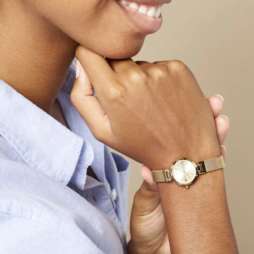 CODHOR Montre Eleonorine Doré cadran doré fond doré bracelet acier doré Best