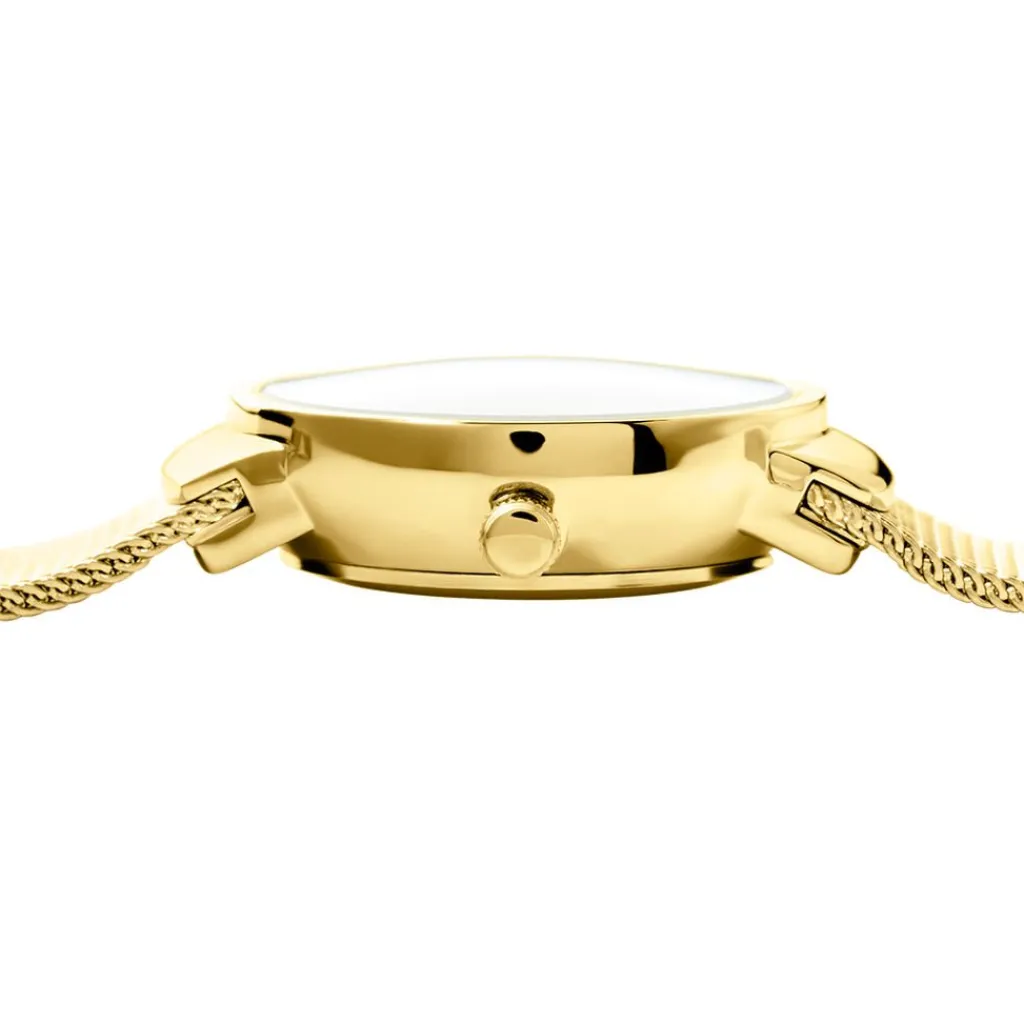 CODHOR Montre Fleur Doré cadran doré fond doré bracelet acier doré Sale