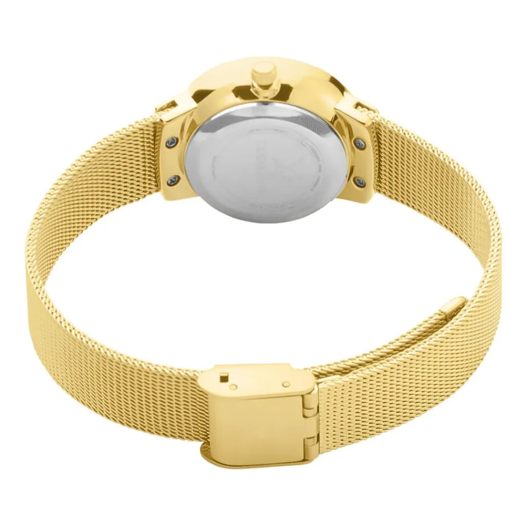 CODHOR Montre Fleur Doré cadran doré fond doré bracelet acier doré Sale