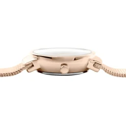 CODHOR Montre Fleur Rose cadran doré rosé fond doré rosé bracelet acier doré rosé Best