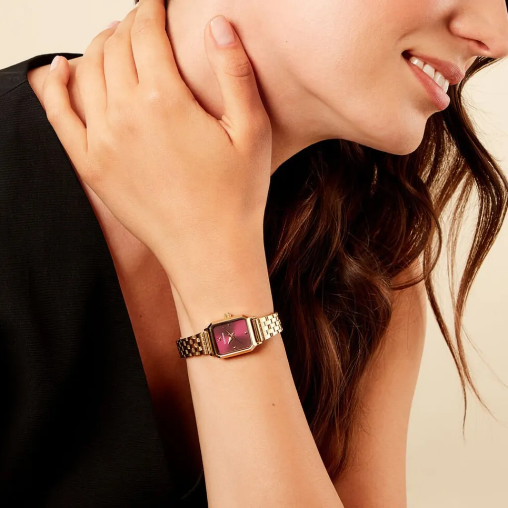 CODHOR Montre Hortense Bordeaux Discount