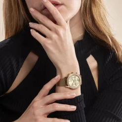 CODHOR Montre Julia Doré cadran doré fond champagne bracelet acier doré Online