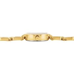 CODHOR Montre Lina Nacre Blanche cadran doré fond nacre blanche bracelet alliage doré Discount