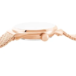 CODHOR Montre Lola Argenté cadran doré rose fond argenté bracelet acier doré rose Online